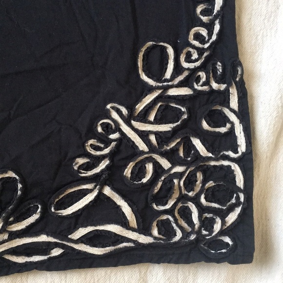 Mud Pie cotton Shift Mini dress with ribbon - Picture 2 of 8